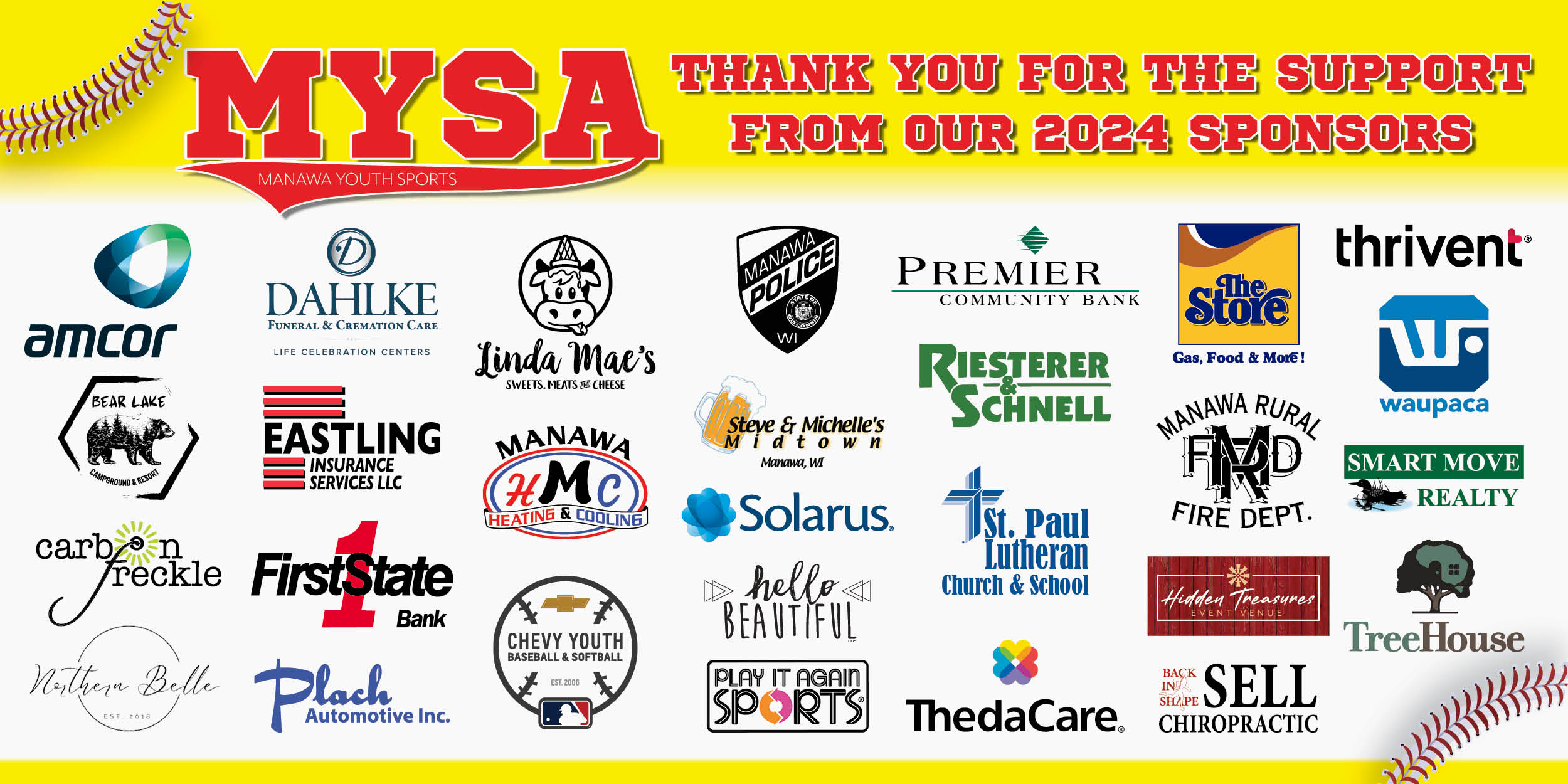 2024 MYSA Sponsors